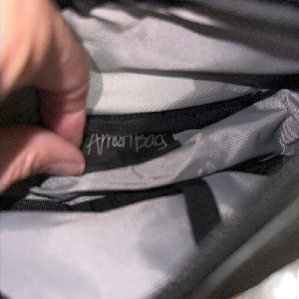 AmeriBag 8” black mini leather Baglett - Picture 3 of 3